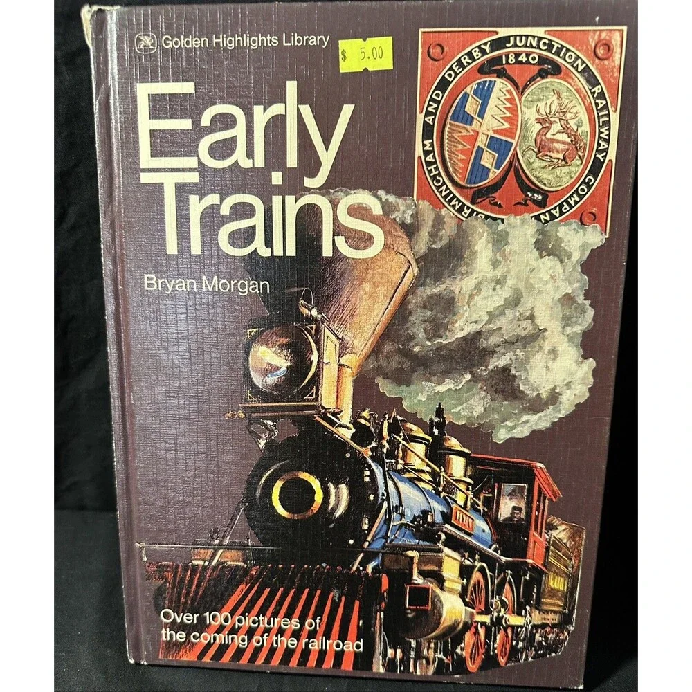 Vintage Steam Train Locomotive Lovers Lot - Model decor Rail Road Lanterns books